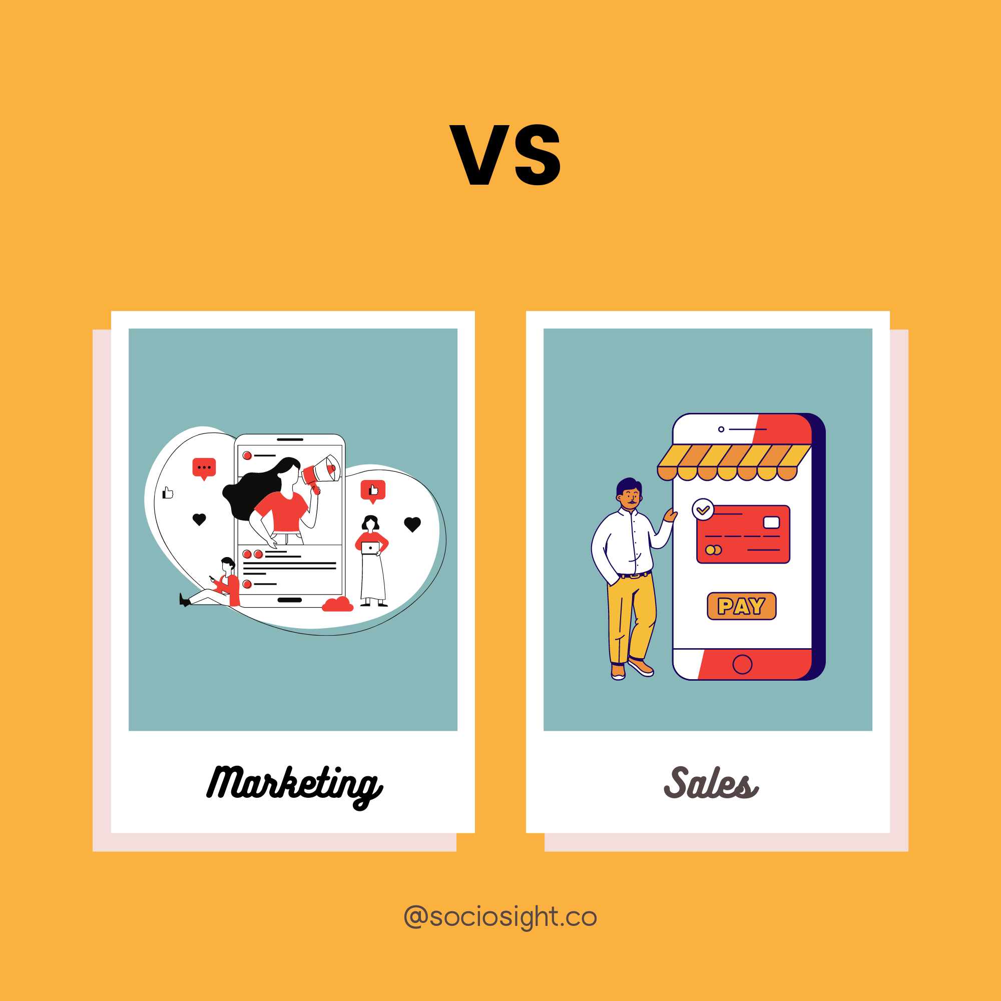 Perbedaan Marketing dan Sales