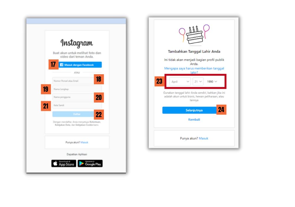 cara membuat akun instagram bisnis - aplikasi kelola media sosial - sociosight
