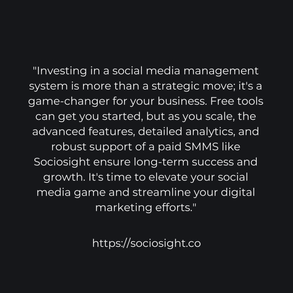 Social Media Management System - Sociosight.Co