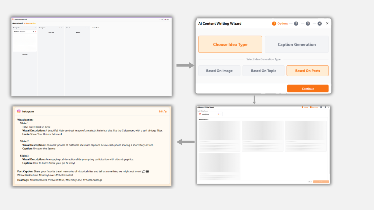 Ideation Board - Sociosight.Co - Trello Alternative - Instagram Reels Algorithm