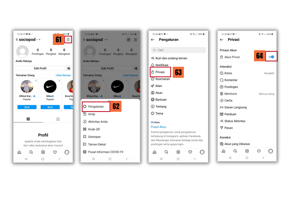 cara membuat akun instagram bisnis - aplikasi kelola media sosial - sociosight