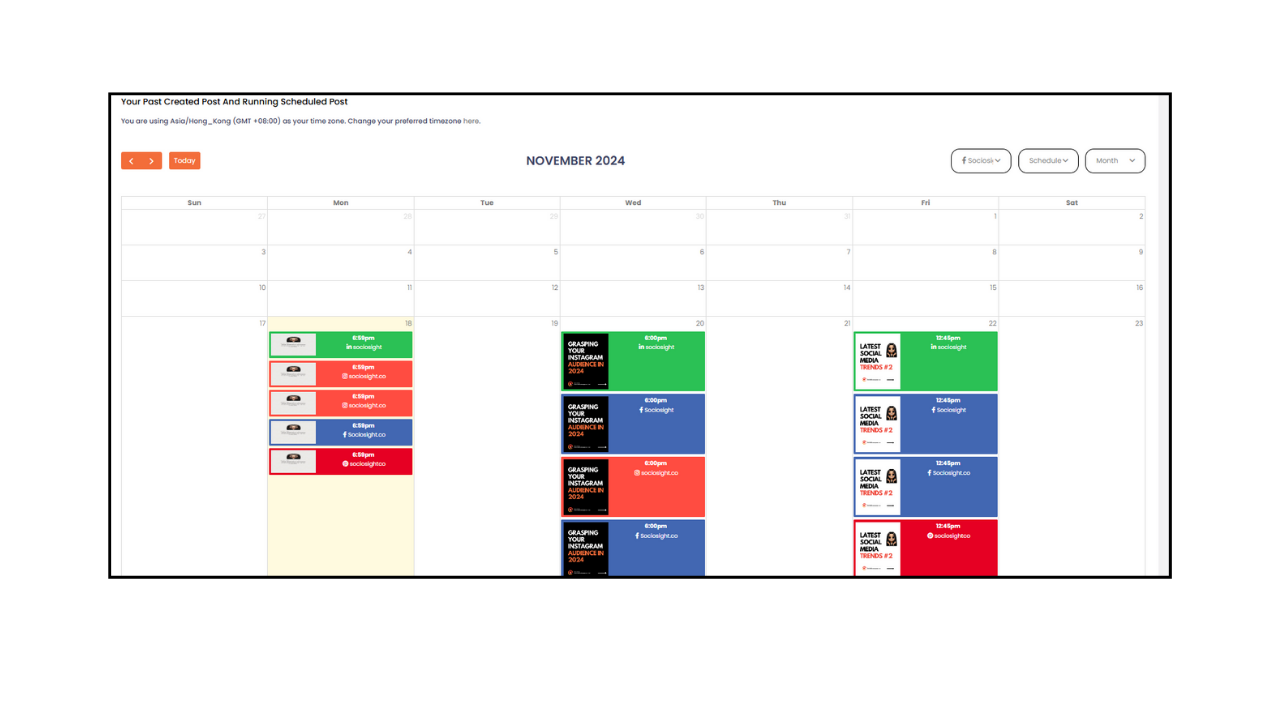 How To Publish and Schedule Your Social Media Post Across Multiple Platforms Via Sociosight App?