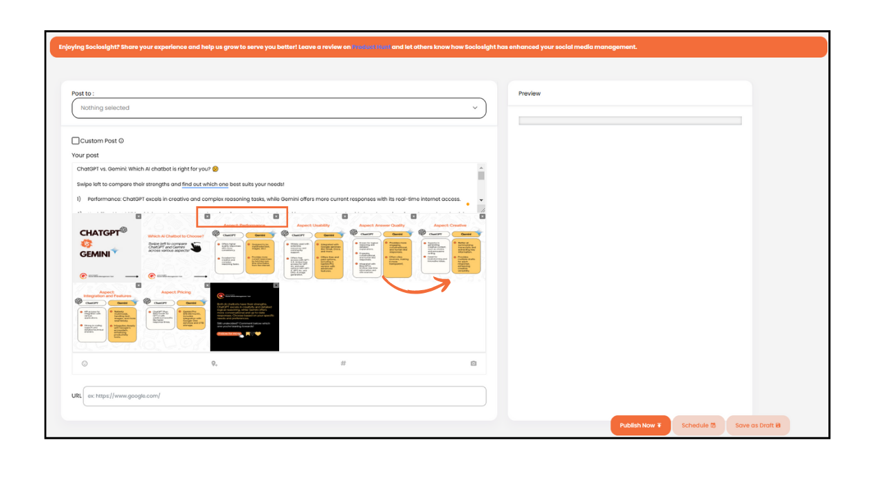 How To Publish and Schedule Your Social Media Post Across Multiple Platforms Via Sociosight App?