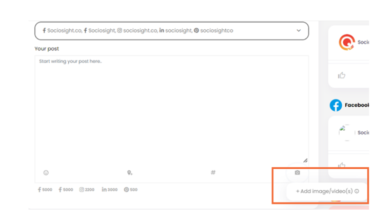 Menjadwalkan postingan medsos dengan aplikasi Sociosight