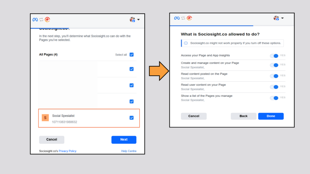 How to Bind or Connect Your Social Media Profiles Into The Sociosight App