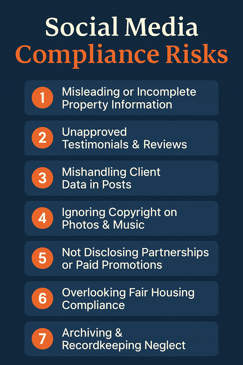 7 Social Media Compliance Risks Realtors Ignore Until It’s Too Late