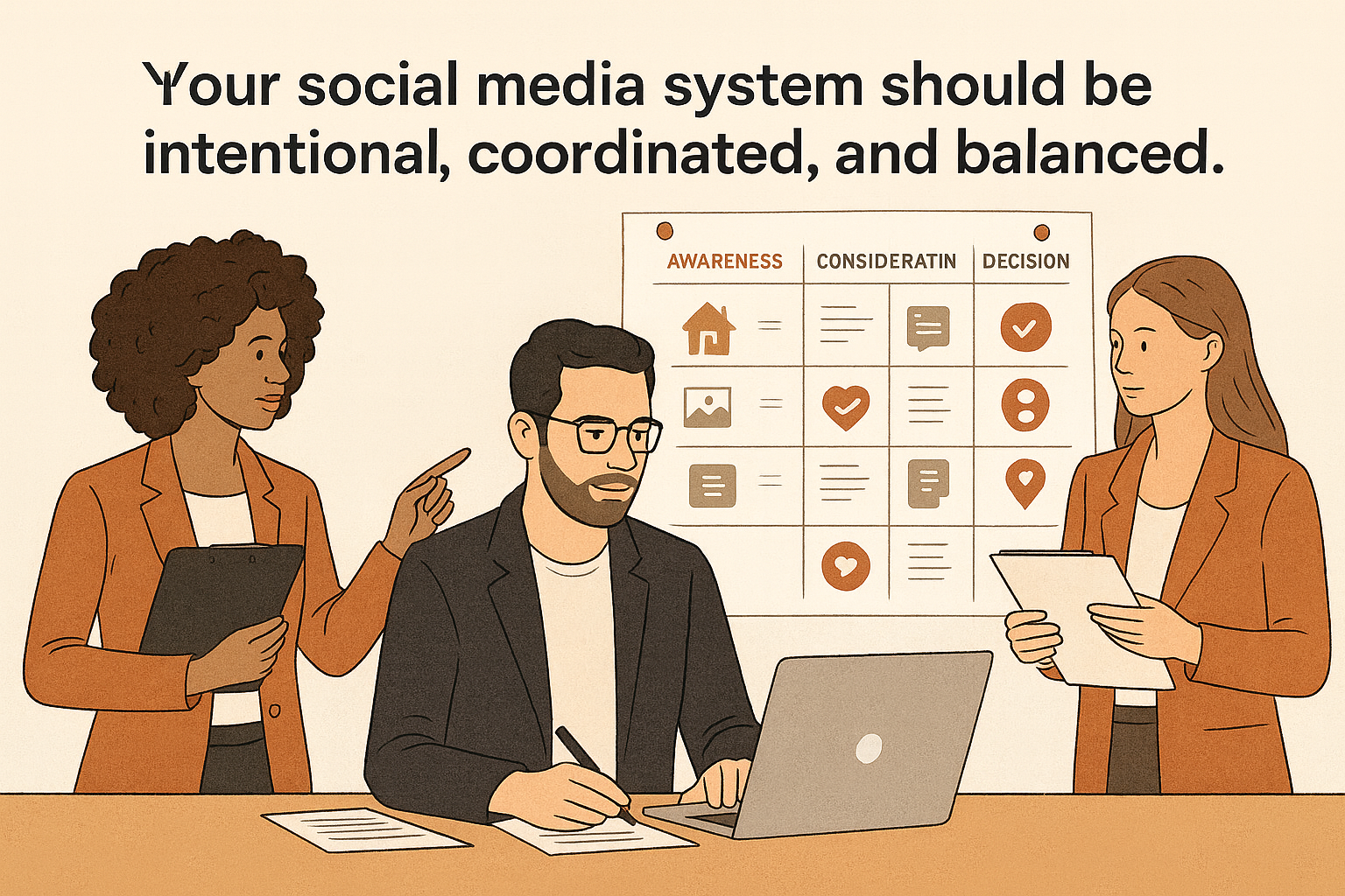 From Chaos to Control: 7 Steps to a Scalable Social Media System for Realtor Teams 5 Social Media System For Realtor Team - Sociosight.Co