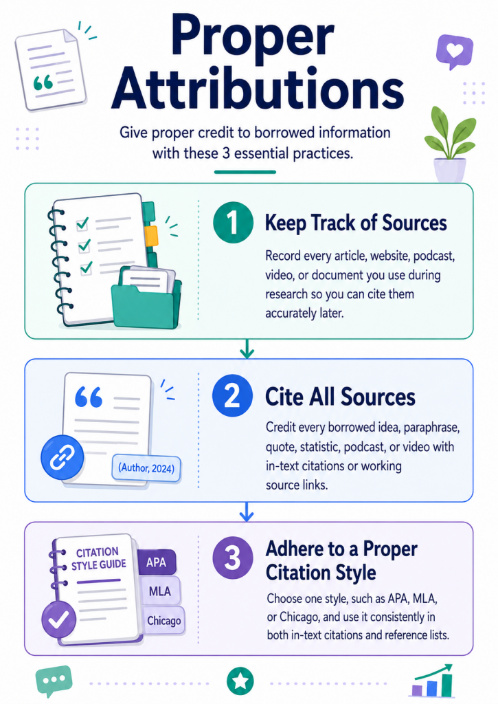 Effective Strategies to Prevent Plagiarism in Marketing Content 3 marketing content - Proper attribution