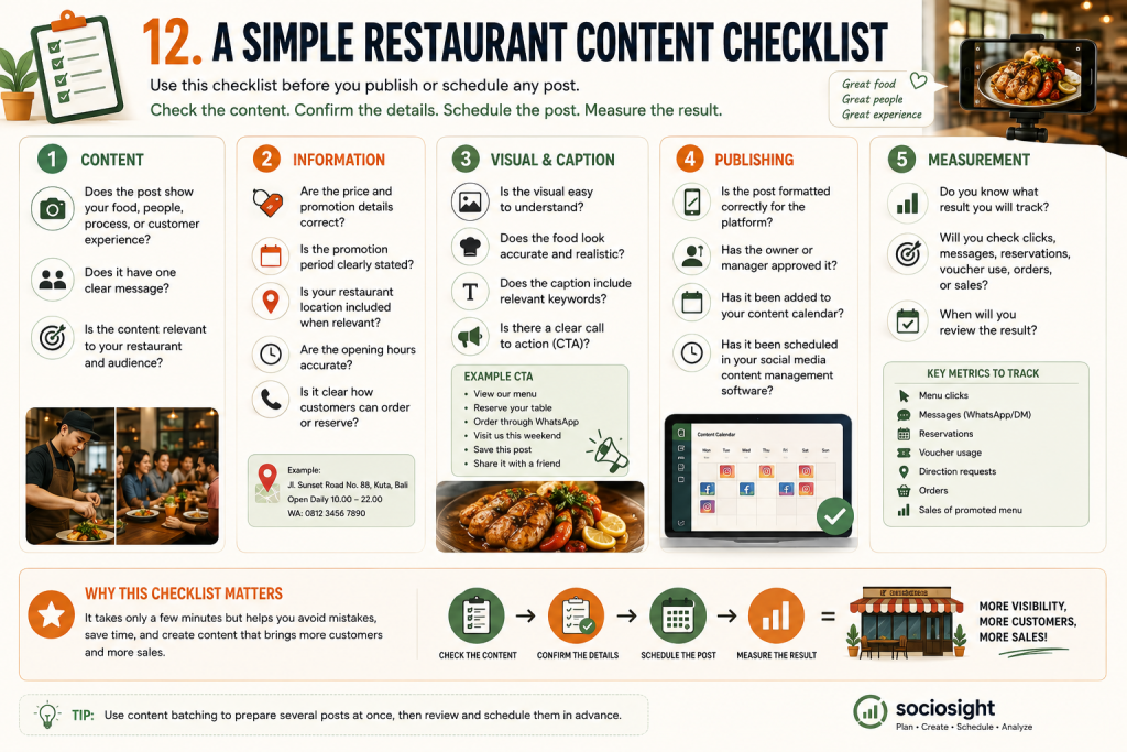 social media content management tool for restaurant - sociosight.co
